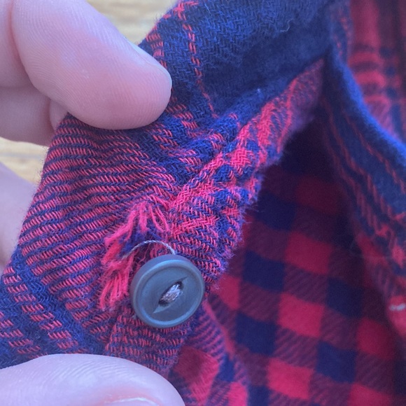 Madewell Flannel Button Down Shirt - Picture 6 of 8